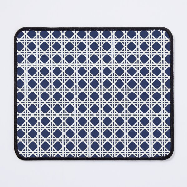 Item preview, Cane Rattan Lattice in Navy + Cream designed and sold by YesterdayColl.