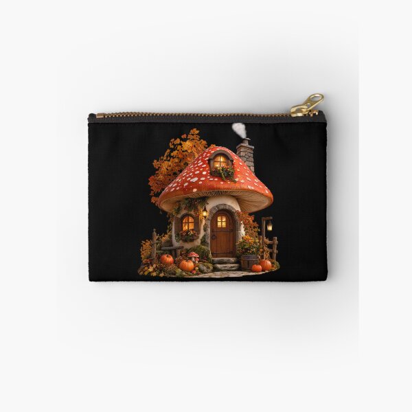 Item preview, Cozy Autumn Mushroom Cottage – Fall Magic designed and sold by ziiyou.