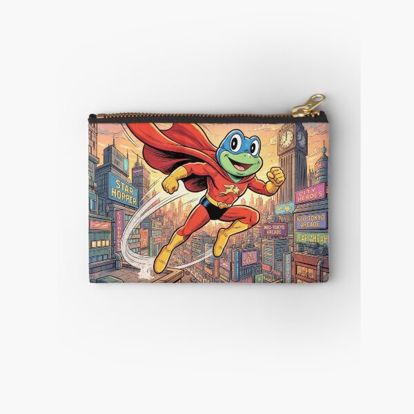 Item preview, Frog Super Hero Anime Style designed and sold by Home Decor Art.