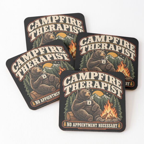 Item preview, Campfire Therapist Bear designed and sold by OriginalGamer55.