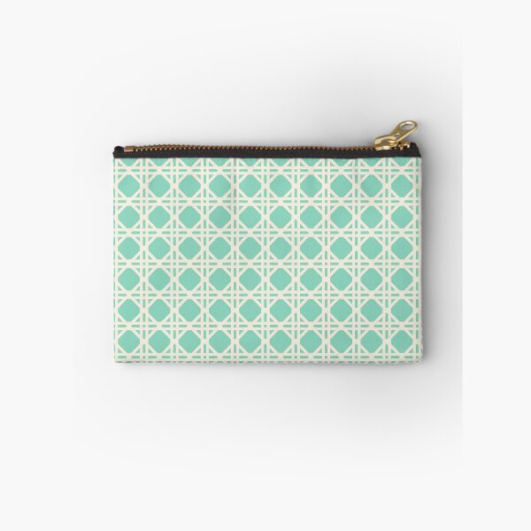 Item preview, Cane Rattan Lattice in Cabbage Green + Cream designed and sold by YesterdayColl.