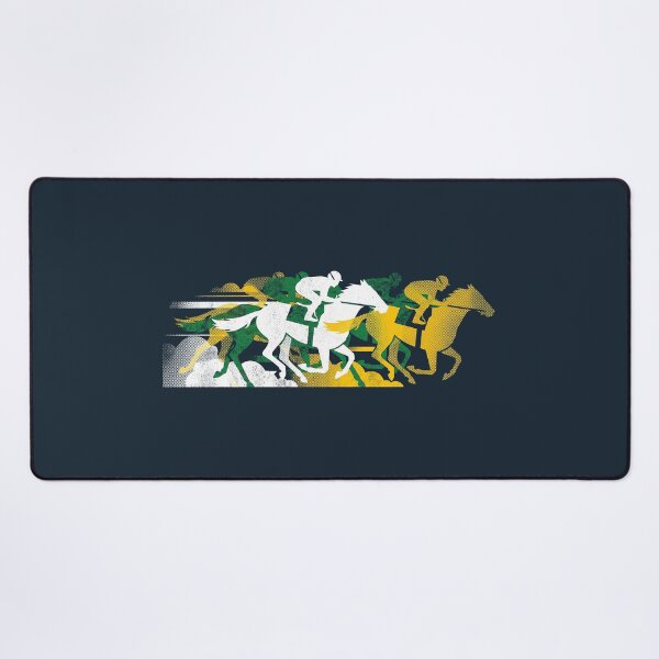 Item preview, Horse Racing Jockeys Green Gold Equestrian Graphic designed and sold by KiwiRider.