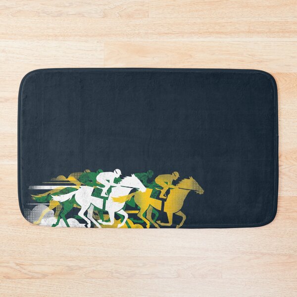 Item preview, Horse Racing Jockeys Green Gold Equestrian Graphic designed and sold by KiwiRider.