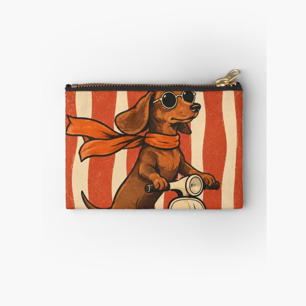 Item preview,  Retro Dachshund Scooter Adventure – Vintage Dog Rider designed and sold by Petsthetic.