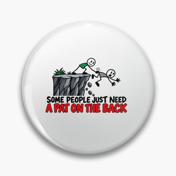 Item preview, Pat on the back designed and sold by Shaw's Sidequest Shop.