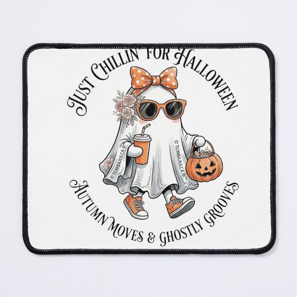 Item preview, Just Chillin' for Halloween | Autumn Moves & Ghostly Grooves Cute Ghost Design designed and sold by TUMBAJULCA.