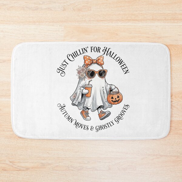Item preview, Just Chillin' for Halloween | Autumn Moves & Ghostly Grooves Cute Ghost Design designed and sold by TUMBAJULCA.