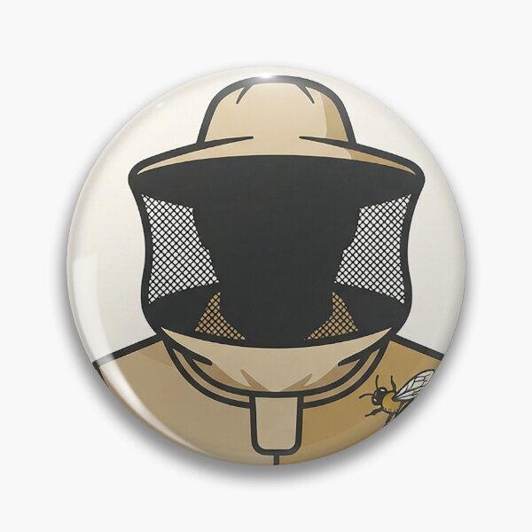 Item preview, Beekeeper Veil Medallion With A Bee designed and sold by eduardoroa22.
