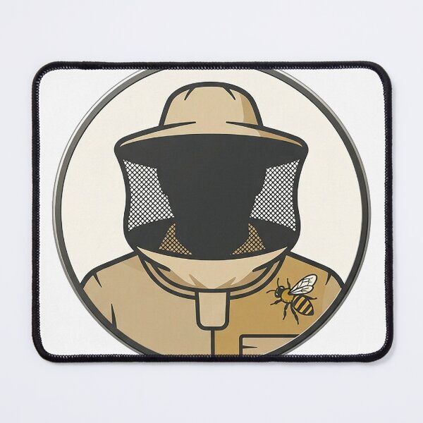 Item preview, Beekeeper Veil Medallion With A Bee designed and sold by eduardoroa22.