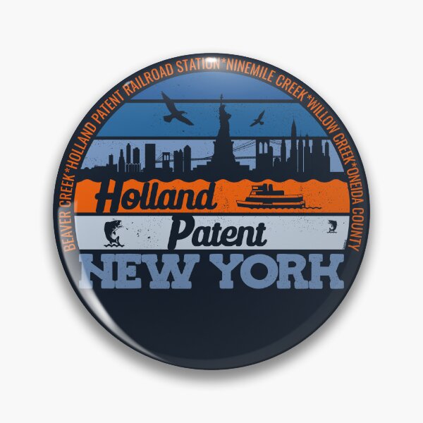 Item preview, Holland Patent New York Sunset Retro Vintage Local Pride Logo designed and sold by CRHPOD20.