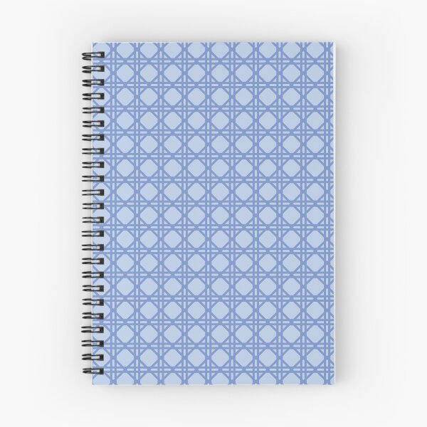 Item preview, Cane Rattan Lattice in Tonal Country Blue designed and sold by YesterdayColl.