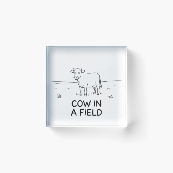 Item preview, Cow In A Field Art Print designed and sold by Imaginary-Sound.