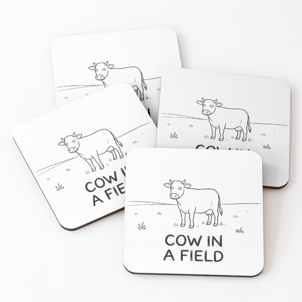 Item preview, Cow In A Field Art Print designed and sold by Imaginary-Sound.