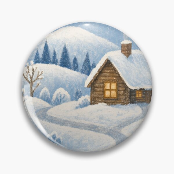 Item preview, Cozy Winter Cabin Snowy Landscape designed and sold by STOXT.