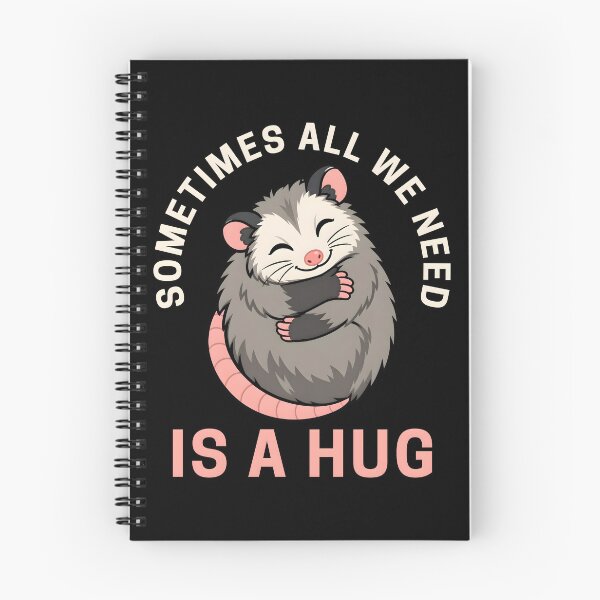 Item preview, Sometimes All We Need Is A Hug Cute Possum Mental Health Gifts designed and sold by LeSoniPapaPrint.