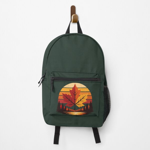 Item preview, Fall Foliage Maple Leaf Forest Landscape Vintage Graphic designed and sold by karamram.