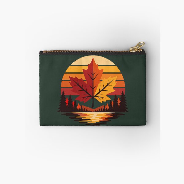 Item preview, Fall Foliage Maple Leaf Forest Landscape Vintage Graphic designed and sold by karamram.