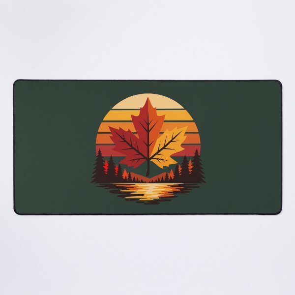 Item preview, Fall Foliage Maple Leaf Forest Landscape Vintage Graphic designed and sold by karamram.
