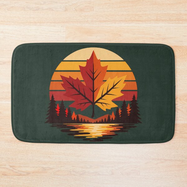 Item preview, Fall Foliage Maple Leaf Forest Landscape Vintage Graphic designed and sold by karamram.