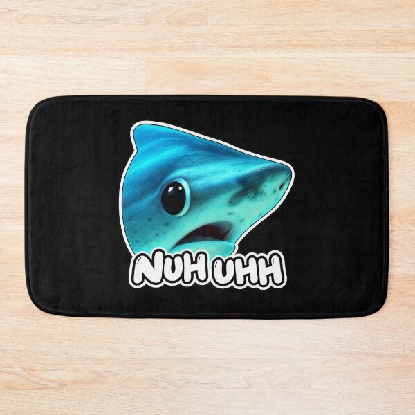 Item preview, Nuhuuuhh - shark designed and sold by MileAMinBrain.