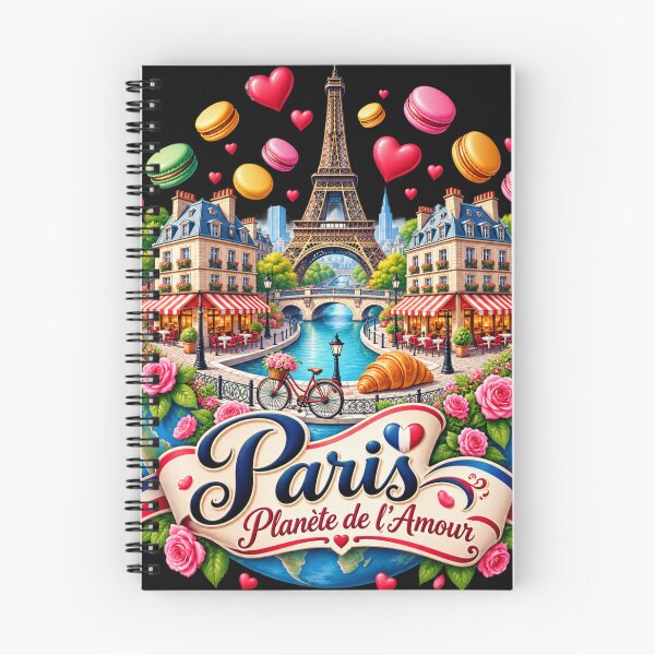Item preview, Paris Planète de l’Amour – Romantic Paris France Travel & Love Illustration, The Kitsch Collection designed and sold by flashARTstudio.