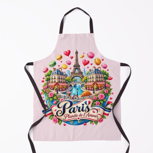 Item preview, Paris Planète de l’Amour – Romantic Paris France Travel & Love Illustration, The Kitsch Collection designed and sold by flashARTstudio.
