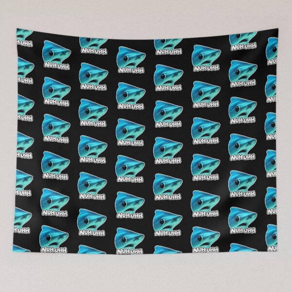 Item preview, Nuhuuuhh - shark designed and sold by MileAMinBrain.
