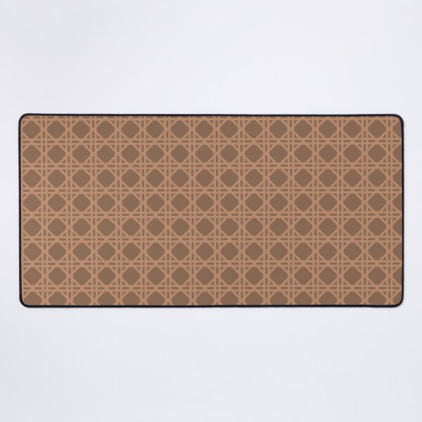 Item preview, Cane Rattan Lattice in Leather Brown designed and sold by YesterdayColl.