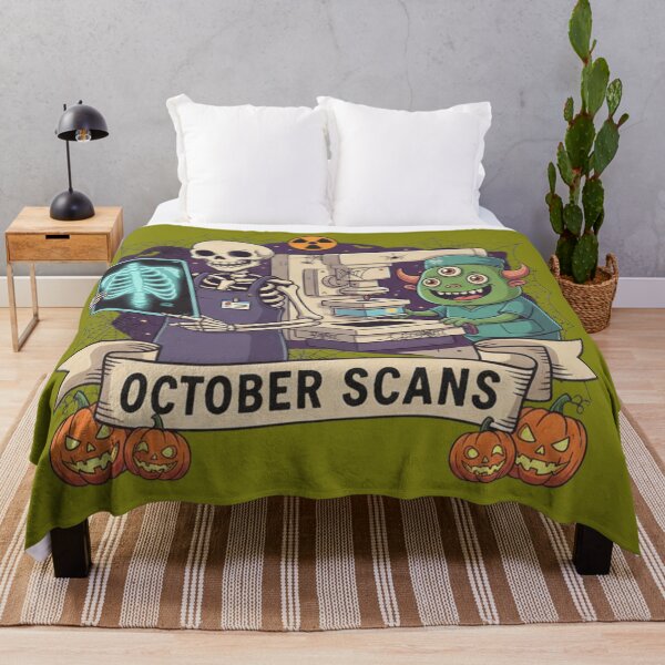 Item preview, October Scans Skeleton Monster Graphic designed and sold by Exquisite Design Studio „Paculówka”.