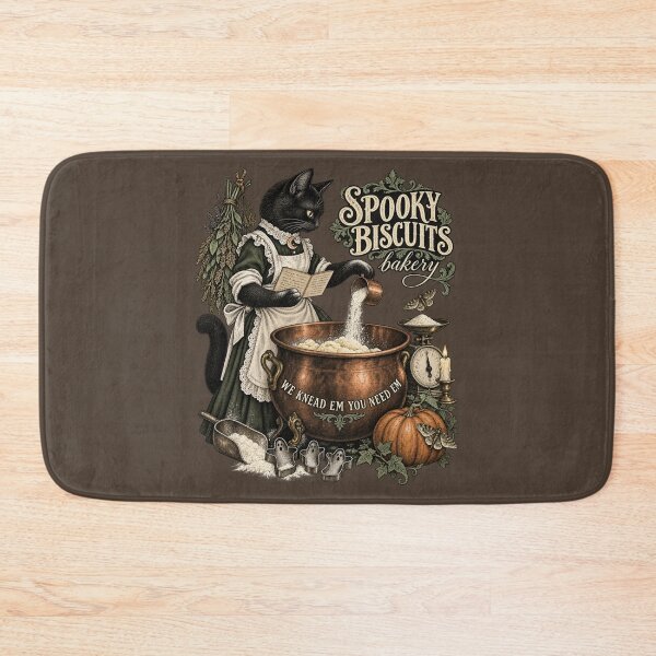 Item preview, Meowloween Bakery Victorian Witch Cat designed and sold by AmiGraph.