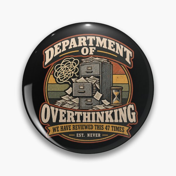 Item preview, Department of Overthinking designed and sold by OriginalGamer55.