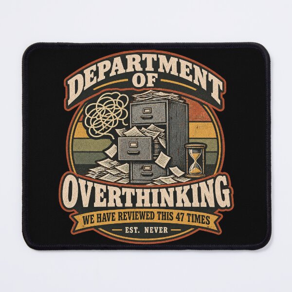 Item preview, Department of Overthinking designed and sold by OriginalGamer55.