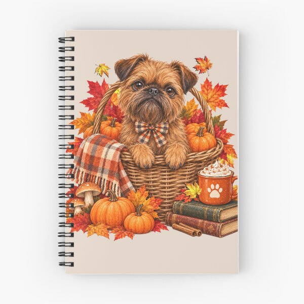 Item preview, Fall Brussels Griffon Dog Autumn Season Spooky Vintage designed and sold by Cute & Sassy Custom Gifting Boutiques.