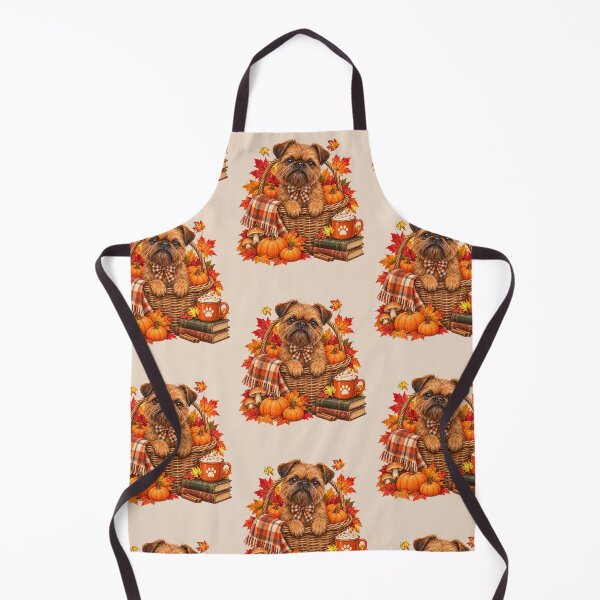 Item preview, Fall Brussels Griffon Dog Autumn Season Spooky Vintage designed and sold by Cute & Sassy Custom Gifting Boutiques.