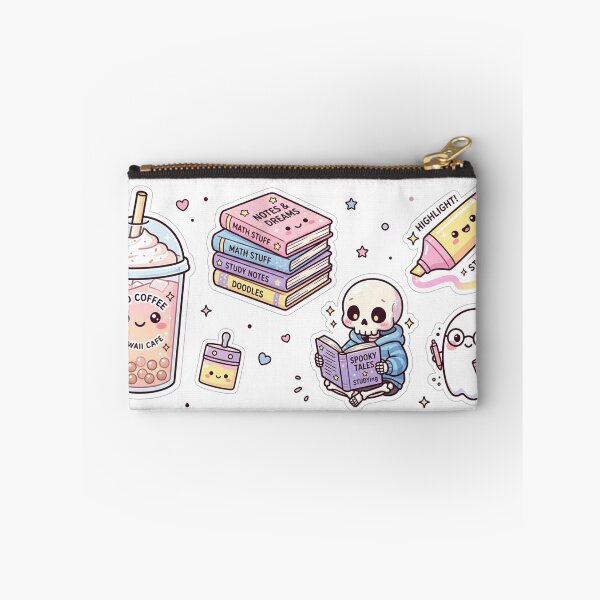 Item preview, Kawaii Student School Supplies Sticker Pack designed and sold by So Golden Shop.