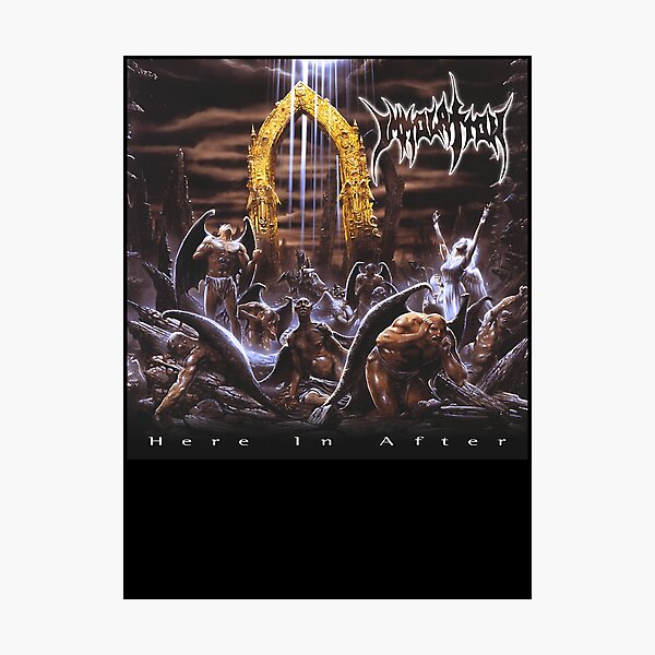 Item preview, Immolation - Here in After album 1996 designed and sold by WildPalitteArt.