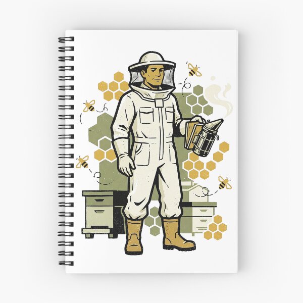 Item preview, Beekeeper Holding The Smoker designed and sold by eduardoroa22.
