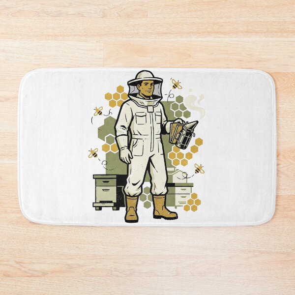 Item preview, Beekeeper Holding The Smoker designed and sold by eduardoroa22.