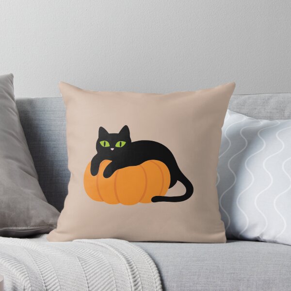Item preview, Black Cat on a Pumpkin designed and sold by AngieMStore.