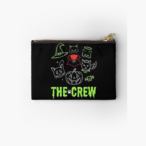 Item preview, Spooky Cute Halloween Cats Neon Style The Crew Graphic designed and sold by PetalsPaws.