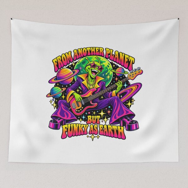 Item preview, Funky Alien Bass Groove Vibes designed and sold by Dresut.