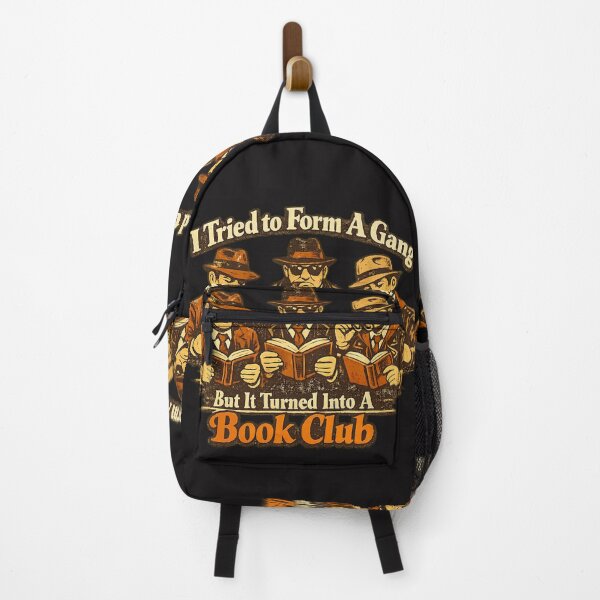 Item preview, Vintage Funny Librarian Book Club Design – I Tried to Form a Gang But It Turned Into a Book Club designed and sold by Irysek.