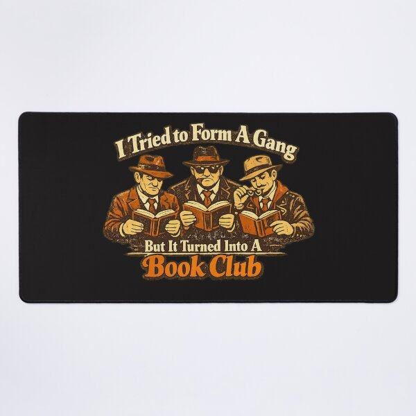 Item preview, Vintage Funny Librarian Book Club Design – I Tried to Form a Gang But It Turned Into a Book Club designed and sold by Irysek.