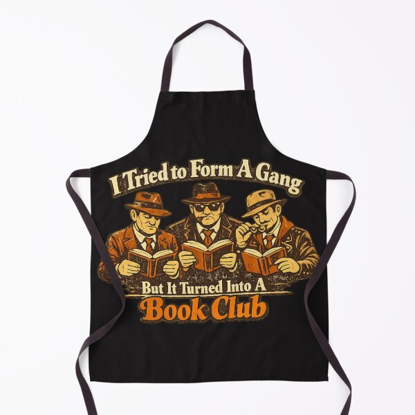 Item preview, Vintage Funny Librarian Book Club Design – I Tried to Form a Gang But It Turned Into a Book Club designed and sold by Irysek.