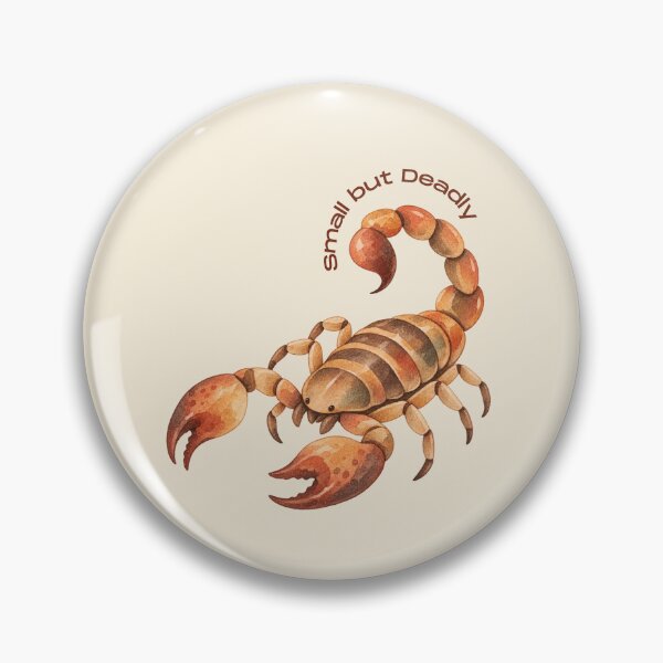 Item preview, Small but Deadly Scorpion Watercolor designed and sold by mycute-stickers.
