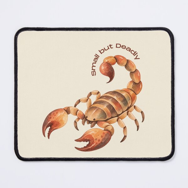 Item preview, Small but Deadly Scorpion Watercolor designed and sold by mycute-stickers.