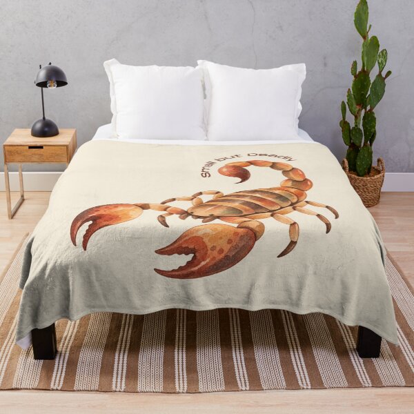 Item preview, Small but Deadly Scorpion Watercolor designed and sold by mycute-stickers.