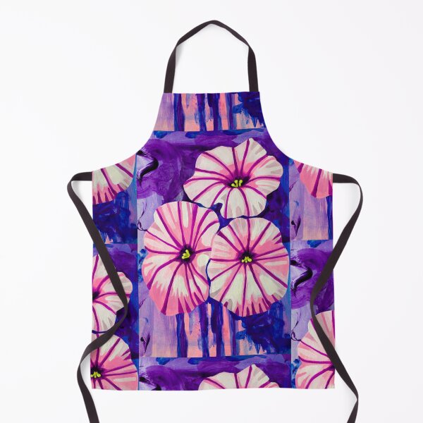 Item preview, Pinkish Flowers Purple Messy Background  designed and sold by wildjellybeans.