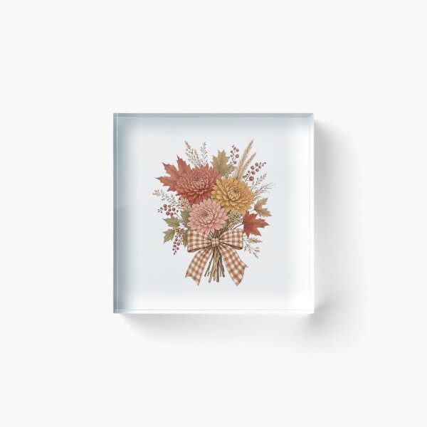 Item preview, Fall Floral Bow Graphic Gift designed and sold by ice-apparel.