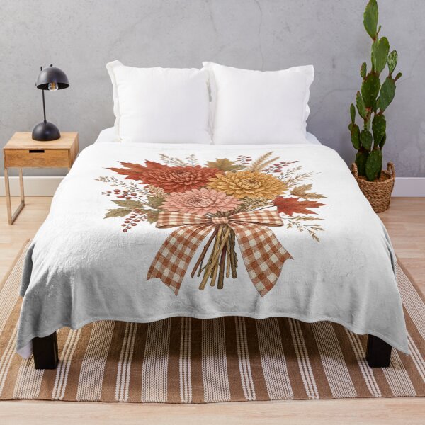 Item preview, Fall Floral Bow Graphic Gift designed and sold by ice-apparel.